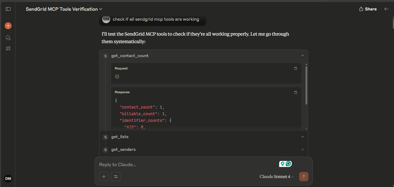 SendGrid MCP Server